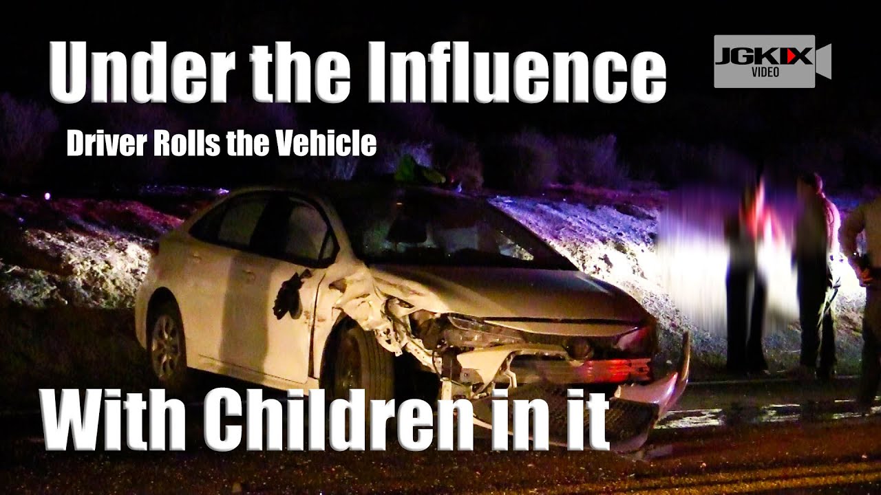 Under the Influence Driver Rolls Vehicle with children
