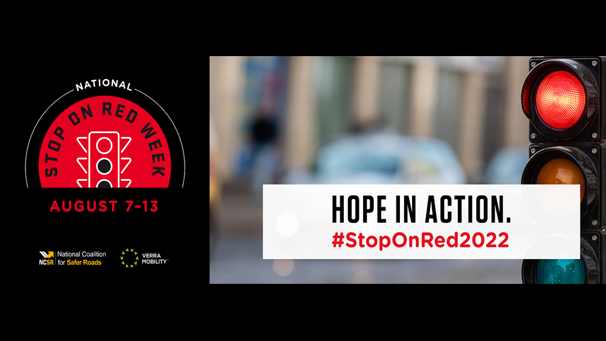 Stop On Red Week, Focus On The Dangers Of Running Red Lights Pain In