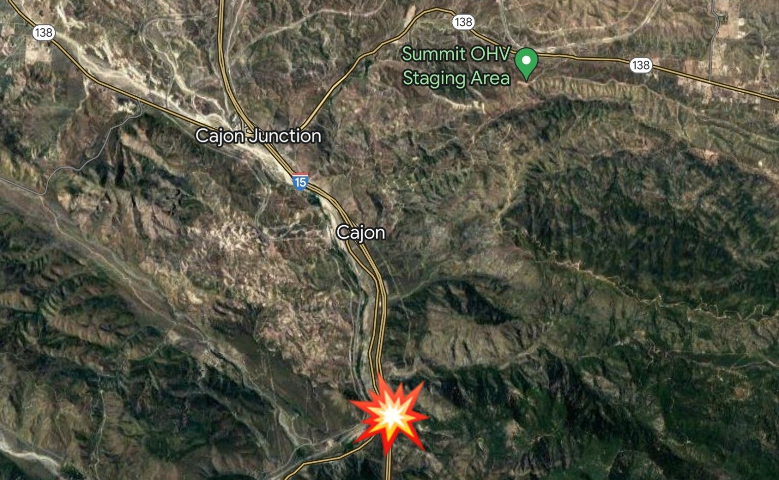 Three Vehicle Crash Jammed Northbound I-15 In The Cajon Pass Saturday ...